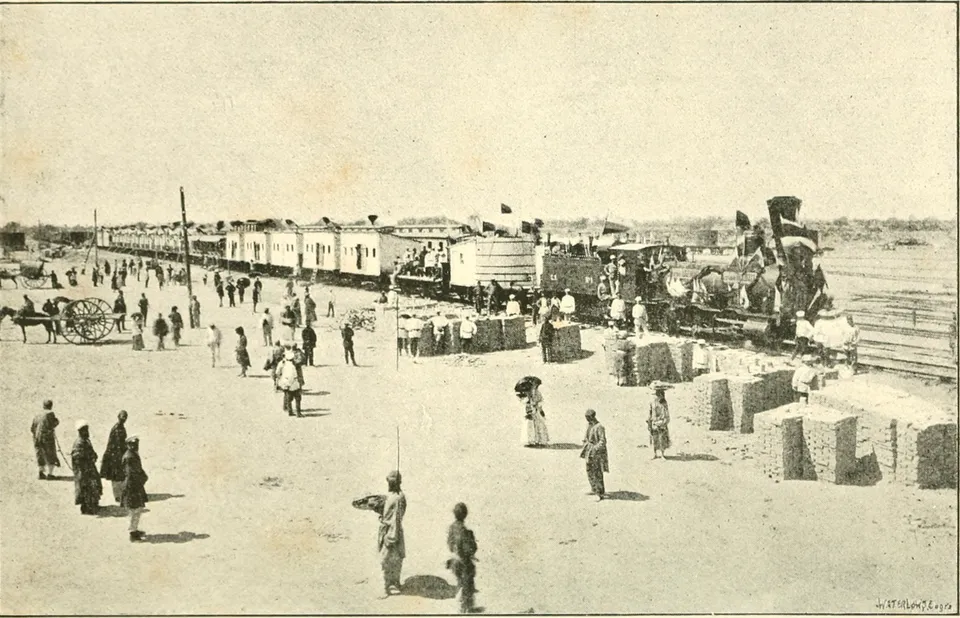 The railway reaches Samarkand